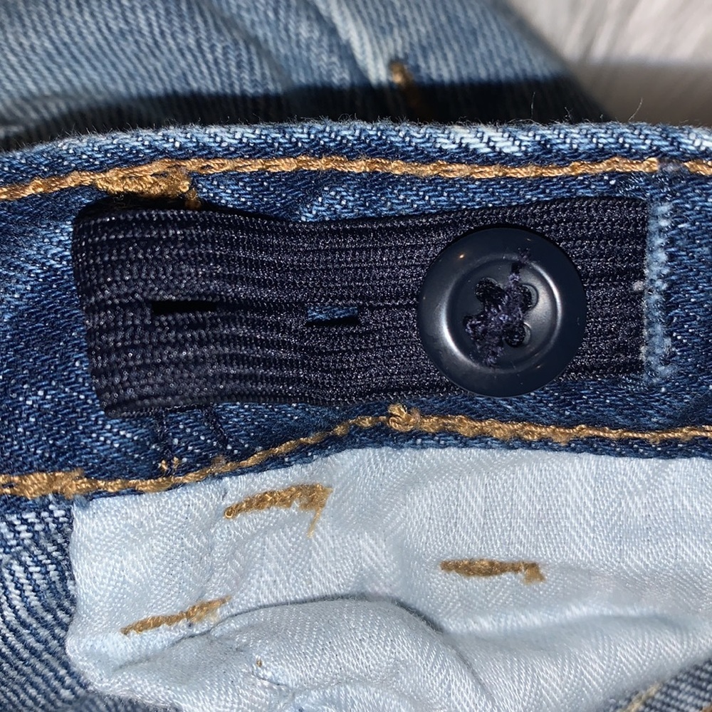 Gap Girlfriend Embellished Patches Jean Size 4 - Picture 11 of 12